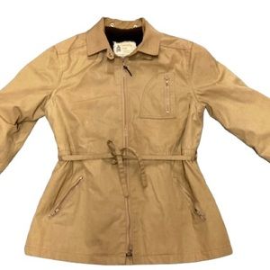 London Fog Womens Coat With Tie Belt And Multiple Pockets Size 15/16